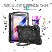 Coque robuste en silicone antichoc pour tablette Redmi Pad 2 11" 2025 avec support et sangle, fabrication chinoise, moule privé, vente en gros OEM