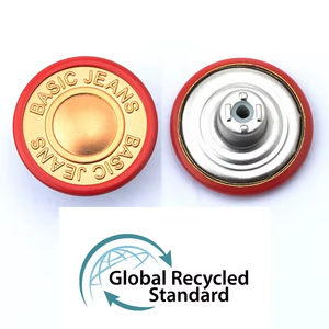 Sanko Bán Buôn Denim Áo Khoác Nút Tái Chế Cổ Điển Brass Gres & OEKO-TEX Chứng Nhận Chất Liệu Đồng Với Mạ Kỹ Thuật - Product Image 4