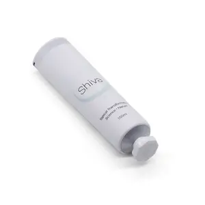 OEM sin BPA 150ml suave personalizado plegable de aluminio plástico laminado cosmético crema de manos tubos de embalaje