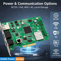 Carte PCBA de caméra Edge AI 4MP 8MP, carte mère IPC AI avec NPU, détection humaine et de véhicules, MIPI CSI PoE WiFi pour caméra de sécurité