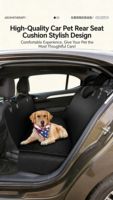 Housse de banquette de voiture en tissu Oxford respirant et durable, antidérapante, pour chiens, chats, animaux de compagnie, voyage, anti-salissure