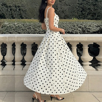 Robe longue bustier à rayures colorées pour femme, nouvelle collection été 2026, avec taille cintrée et imprimé froncé, style tube top