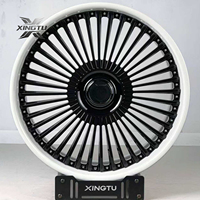 Jantes forgées sur mesure XINGTU en 2 parties, JWL VIA 20 21 22 23 24 26 pouces, 5*120 5*114.3, pour Range Rover Cadillac, jantes en alliage noir