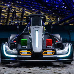 子供用電動ドリフトゴーカートF1おもちゃの車5歳から7歳向け子供大人親子で乗れるリモコン付き四輪プラスチック製 - Product Image 3