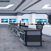 HAO YUAN Centre de commande de marque Poste de travail LED Moniteur intelligent Consoles de commande de bureau Mobilier de bureau modulaire moderne