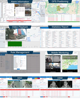 Caméra embarquée pour voiture avec gestion de flotte vidéo, GPS, positionnement en temps réel, double objectif, WIFI intégré 4G, deux caméras, ADAS, DMS, JT808, JT1078
