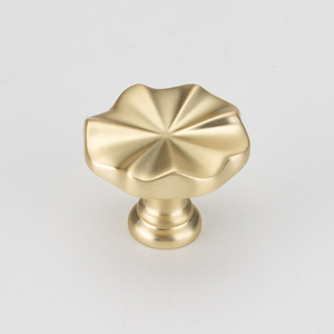 Modern Gold <strong>Silver</strong> Flower Cabinet <strong>Knobs</strong> Single Hole Furniture <strong>Knob</strong> <strong>Drawer</strong> Pulls for Kitchen Bedroom Wardrobe Hardware - Product Image 3