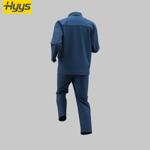 <span class=keywords><strong>Jeans</strong></span> à la mode résistants à l'abrasion vêtements de travail uniformes de cow-boy vêtements de travail en denim <span class=keywords><strong>pour</strong></span> hommes et femmes vente en gros - Product Image 4