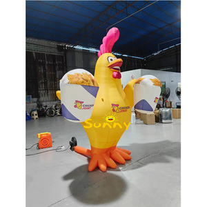 La publicité gonflable poulet personnalisé gonflable <span class=keywords><strong>poule</strong></span> hélium ballon gonflable poulet ballon pour la publicité - Product Image 1