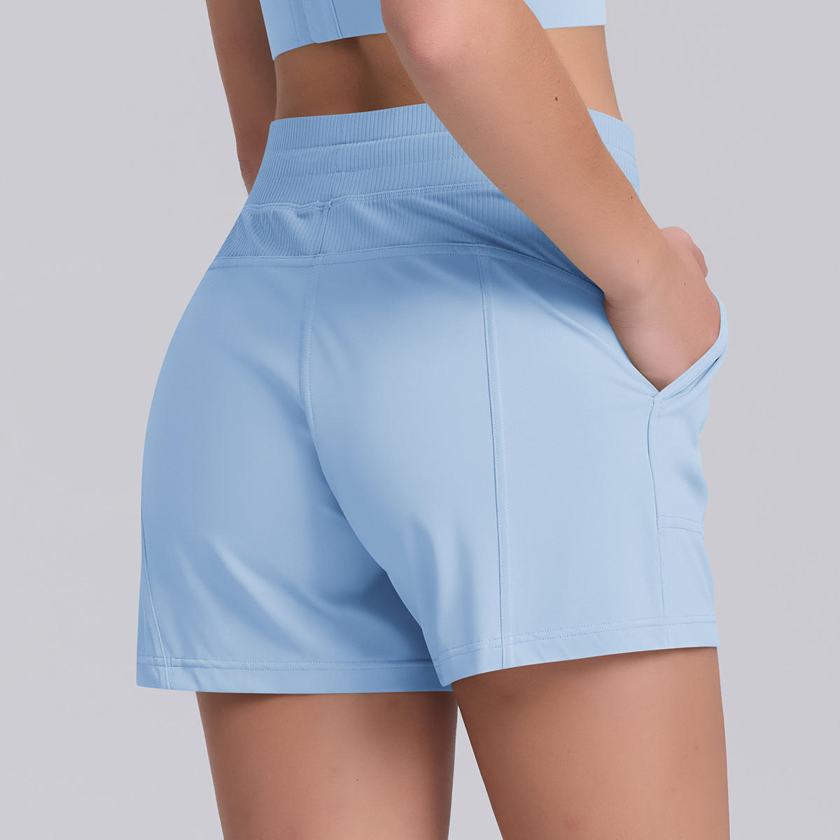 7046 Shorts-Rose Pink