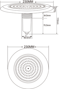 <span class=keywords><strong>Lumière</strong></span> de <span class=keywords><strong>piscine</strong></span> LED 24W de haute qualité de fil de 1.5 pouces <span class=keywords><strong>pour</strong></span> revêtement en fibre de verre en béton vinyle dans le <span class=keywords><strong>sol</strong></span> <span class=keywords><strong>hors</strong></span> <span class=keywords><strong>sol</strong></span> - Product Image 6