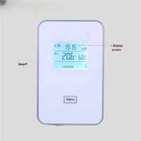 Perekam Suhu dan Kelembapan Digital Terhubung Jaringan 963D dengan Probe Eksternal, Layar LCD, Penyimpanan Data, Peringkat IP64, Dilengkapi WiFi, dan Dilengkapi Pengukuran