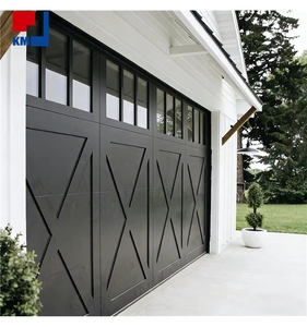 <span class=keywords><strong>Porte</strong></span> de garage <span class=keywords><strong>sectionnelle</strong></span> en aluminium isolée de luxe, 16x10 pieds, <span class=keywords><strong>porte</strong></span> de garage électrique avec fenêtres pour le marché américain - Product Image 4