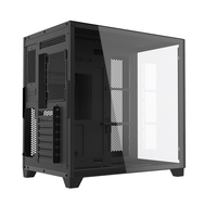 ALSEYE Hot Sale ITX/ATX Black Color Mid Tower Computer Case 360 Cooler Knight-B Gaming PC Case