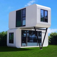 Cabine de bureau professionnelle préfabriquée mobile de type Apple, fournie directement par l'usine, pour usage commercial