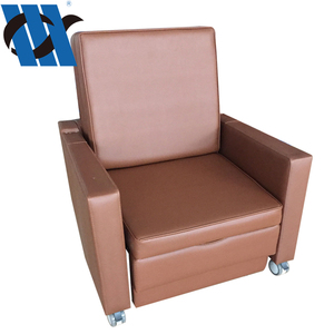 BDEC108 dormeur d'<span class=keywords><strong>hôpital</strong></span> accompagne la chaise, chaise Patient Convertible pliante médicale, <span class=keywords><strong>lit</strong></span> de <span class=keywords><strong>fauteuil</strong></span> inclinable d'accoudoir luxueux - Product Image 2