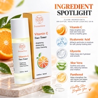 Tonique Visage Éclaircissant et Unifiant au Niacinamide Fermenté, Arbutine, Glutathion, Antioxydant, Correcteur de Taches Brunes, Vitamine C pour une Peau Éclatante