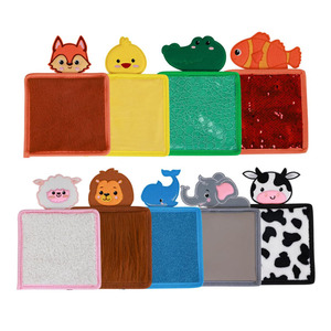 Juego <span class=keywords><strong>de</strong></span> <span class=keywords><strong>desarrollo</strong></span> <span class=keywords><strong>de</strong></span> habilidades Montessori <span class=keywords><strong>de</strong></span> <span class=keywords><strong>9</strong></span> azulejos con textura adorable, juguetes para el trastorno, alfombrilla sensorial <span class=keywords><strong>de</strong></span> animales para niños autistas - Product Image 5