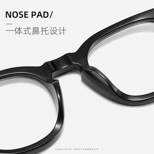 Montures de lunettes ovales en acétate 88012 anti-UV, monture complète unisexe, lunettes de vision de près, origine Danyang - Product Image 5