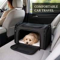 Sac de transport pliable en polyester pour animaux de compagnie, sac bandoulière pour chat, adapté aux chats et chiots de petite et moyenne taille, vente chaude