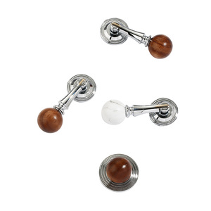 LCCDIS French Style Cabinet Handle Round Brass Wardrobe <b>Door</b> <b>Knob</b> Durable Furniture Hardware - Product Image 2