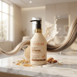 GATASE – Shampoing Capillaire Bio Lissant et Hydratant <span class=keywords><strong>pour</strong></span> <span class=keywords><strong>Cheveux</strong></span> Secs et <span class=keywords><strong>Bouclés</strong></span>, Soin <span class=keywords><strong>Naturel</strong></span> <span class=keywords><strong>pour</strong></span> Tous Types de <span class=keywords><strong>Cheveux</strong></span>, Marque Privée - Product Image 1
