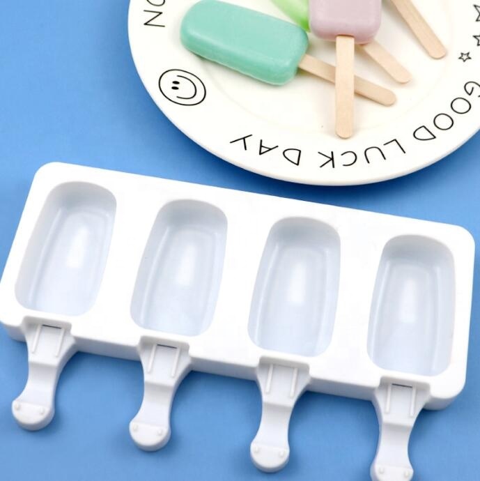 WKNGM Large Silicone Popsicle Molds Set - 3 Molds With Lids, 100 Sticks & Bags, Pink - View #12