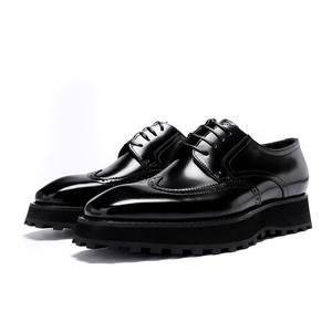 Nouvelles Chaussures Oxford Décontractées pour Hommes en Cuir Pleine Fleur Goodyear Welted, Style Vintage Lavé, Semelle en Caoutchouc Imperméable, Collection Automne - Product Image 5