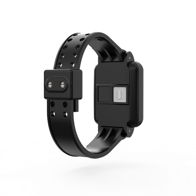 nrf52 Tamper-proof Wristband ble 5.0 beacon Bracelet with Body temperature sensor