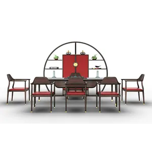 차 테이블 중국 단단한 나무 책상 현대 중국 나무 사무실 가구 차 테이블 전통 중국 차 테이블