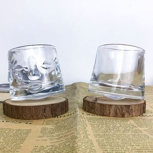Verre à vin en cristal rotatif de style japonais créatif, verre à whisky - Product Image 5