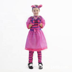 Nouvelle Arrivée BX 2026 - Costume de Chat du <span class=keywords><strong>Cheshire</strong></span> Wizland pour Filles - <span class=keywords><strong>Déguisement</strong></span> d'Halloween et Cosplay pour Fêtes et Jeux de Rôle - Product Image 3