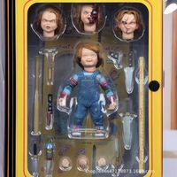 Figurine de poupée fantôme édition de luxe Back Soul Chucky Cult, modèle en PVC fait main, état neuf, icône du culte de l'horreur, personnages de la série Frozen, GW