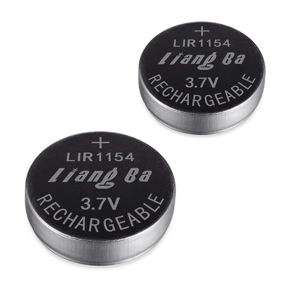 Wiederauf ladbare Li-Ionen-Knopfzellen batterien 3,6-V-Batterie LIR1154 LIR1054 LIR1254 Für Headset