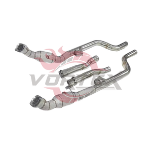 Tubo de Escape de Acero Inoxidable Vortex de 1.5 mm con Acabado Espejo para Mercedes Benz W218 SL63 - Product Image 1
