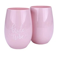 AS Logo personnalisé couleur bière vin rouge 165g 500ml coquetier en plastique pour fête mariage en plein air