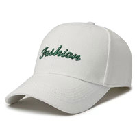 Gorra de Béisbol de 6 Paneles con Letra Bordada a Mano en PVC, Ajustable, Unisex, para las Cuatro Estaciones, Estilo Casual Urbano, para Estudiantes