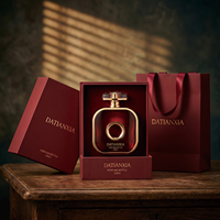 OEM ODM Nouveau moule Flacon de parfum en verre vide Forme irrégulière unique Couleurs personnalisées Boîte de luxe personnalisée Vente en gros