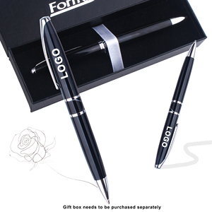 Bolígrafo de Alta Calidad con Recarga Negra/Azul de 1.00MM, con Logotipo Personalizado Impreso en Metal, para Regalos Corporativos - Product Image 4