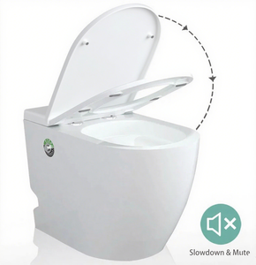 Inodoro montado en el suelo para baño sin tanque <span class=keywords><strong>de</strong></span> pulso moderno con inodoros para ahorrar espacio <span class=keywords><strong>de</strong></span> <span class=keywords><strong>bater</strong></span>ía No necesita <span class=keywords><strong>cisterna</strong></span> oculta - Product Image 5
