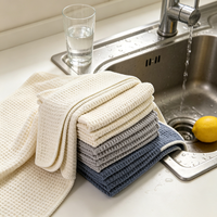 Essuie-tout de cuisine en microfibre tissée très résistant, ultra absorbant, séchage rapide, doux et sans peluches pour le séchage de la vaisselle