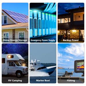 ソーラーシステム用リチウムイオン電池充電式12v 24v 48v 100ah 200ah Lifepo4バッテリー - Product Image 6