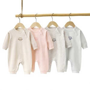 Tutina per Neonati Primavera/Autunno in Puro Cotone, Body a Maniche Lunghe Senza Cuciture per Bambini e Bambine - Product Image 1