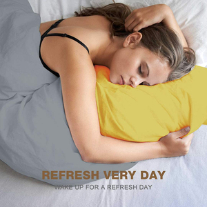 Chăn Đôi Chăn Lông Vịt Chăn Bông Màu Vàng Chăn Bông Cho Giường Đôi Với Các Tab Góc - Product Image 5