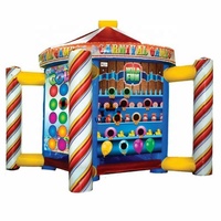 Outdoor-Mietspiel: Aufblasbares Axtwurfspiel für Karneval und Sportveranstaltungen, Umweltfreundliches PVC-Material, 5x5m Größe für Erwachsene und Kinder