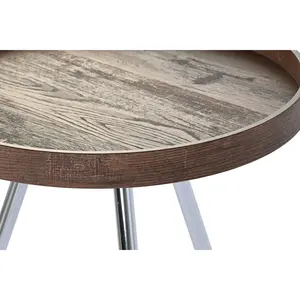 Tavolino in acciaio MDF Dimensioni 45,8x45,8x47,5 cm - Product Image 4