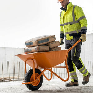 4.00-8 न्यूमेटिक टायर निर्माण गार्डन व्हील बैरो के साथ भारी शुल्क गैल्वेनाइज्ड व्हीलबैरो - Product Image 6