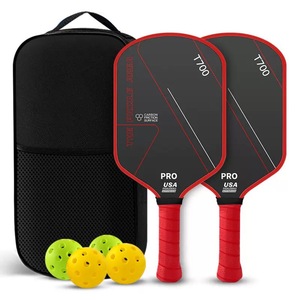 <span class=keywords><strong>Raquette</strong></span> de <span class=keywords><strong>pickleball</strong></span> en fibre de carbone T700 texturée mate, épaisseur 16 mm, durable, fournie par l'usine - Product Image 2