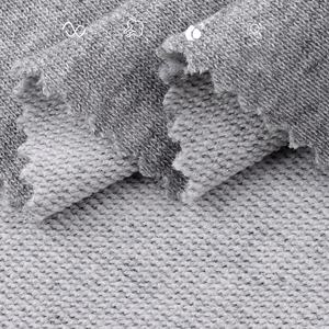 थोक 220 जीएसएम कपास ऊन कपड़े 90% कपास 10% स्पैन्डेक्स कपड़े के लिए - Product Image 3