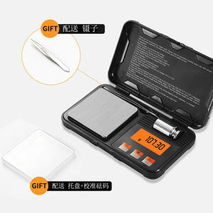 Báscula Electrónica Portátil Personalizada de 0.001g con Pantalla LCD y Bandeja para Pesar con Precisión - Product Image 1